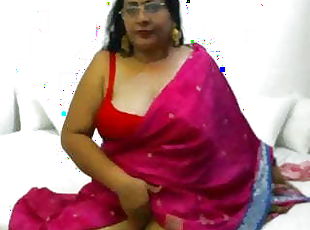 Indian mom stripping saree