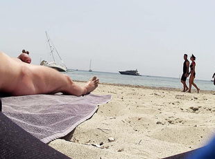 Nudisti, U javnosti, Plaža, Bljeskanje