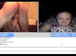Ruso, Mujer vestida, hombre desnudo, Webcam, Exhibicionismo