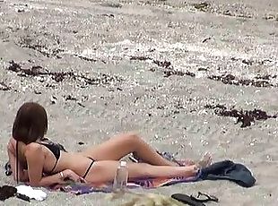 Kamera, Pláž, Voyeur, Bikini